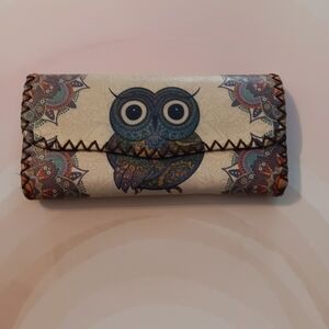 Boutiqye Owl Design Women's Wallet - Multicolor, Unique!